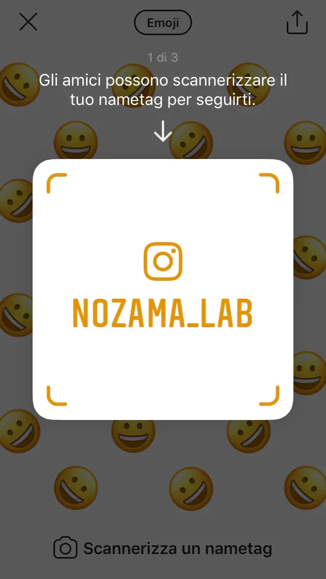 NameTag Instagram