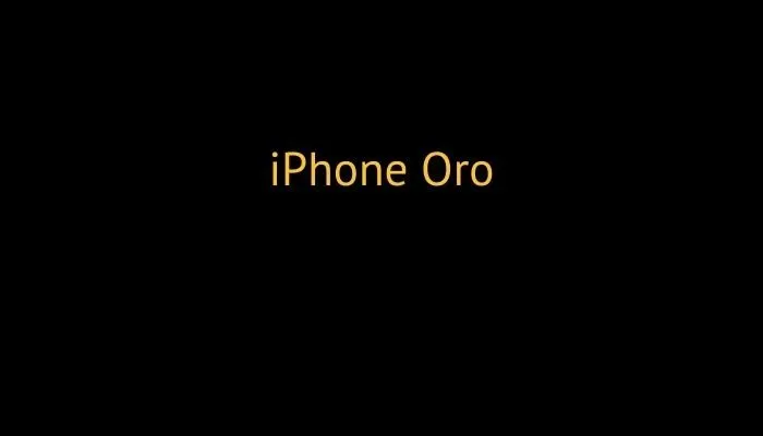 iphone oro