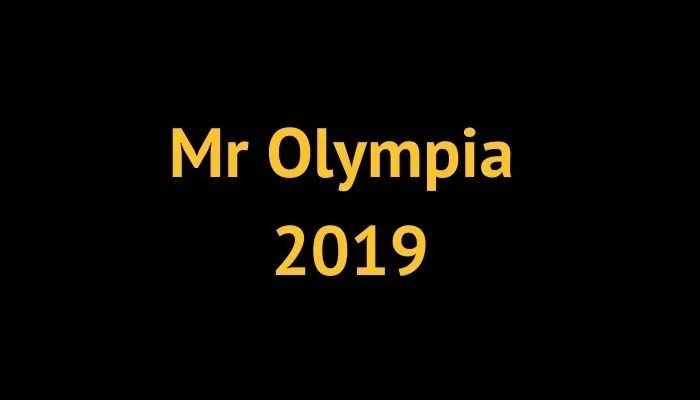 mr olympia 2019