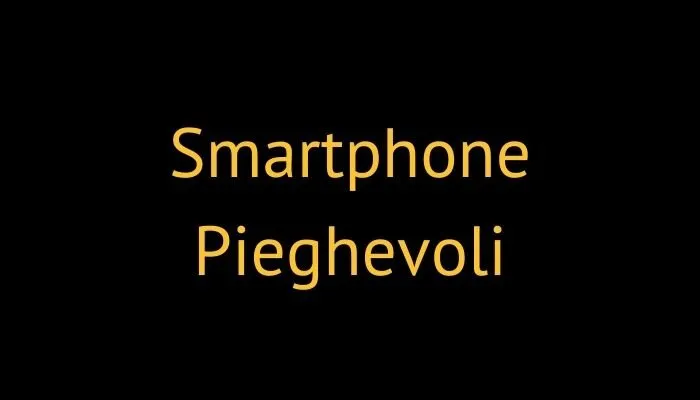 smartphone pieghevoli