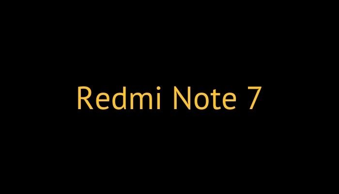 Redmi Note 7