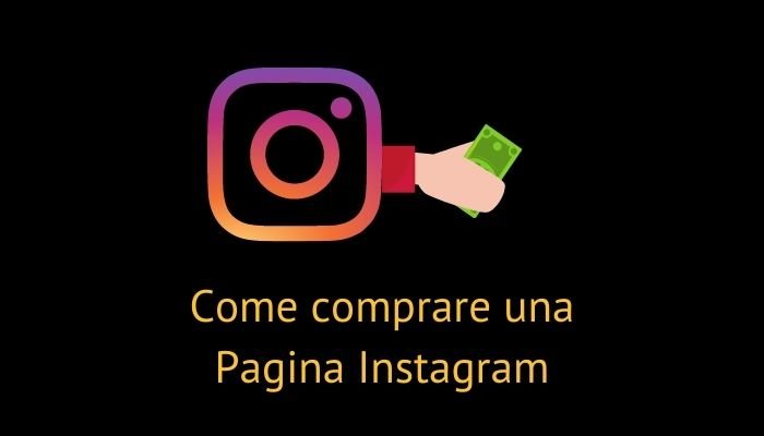 come si compra una pagina instagram