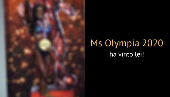 Andrea Shaw Ms Olympia 2020 vincitrice