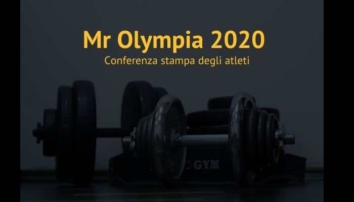 mr olympia 2020 conferenza stampa