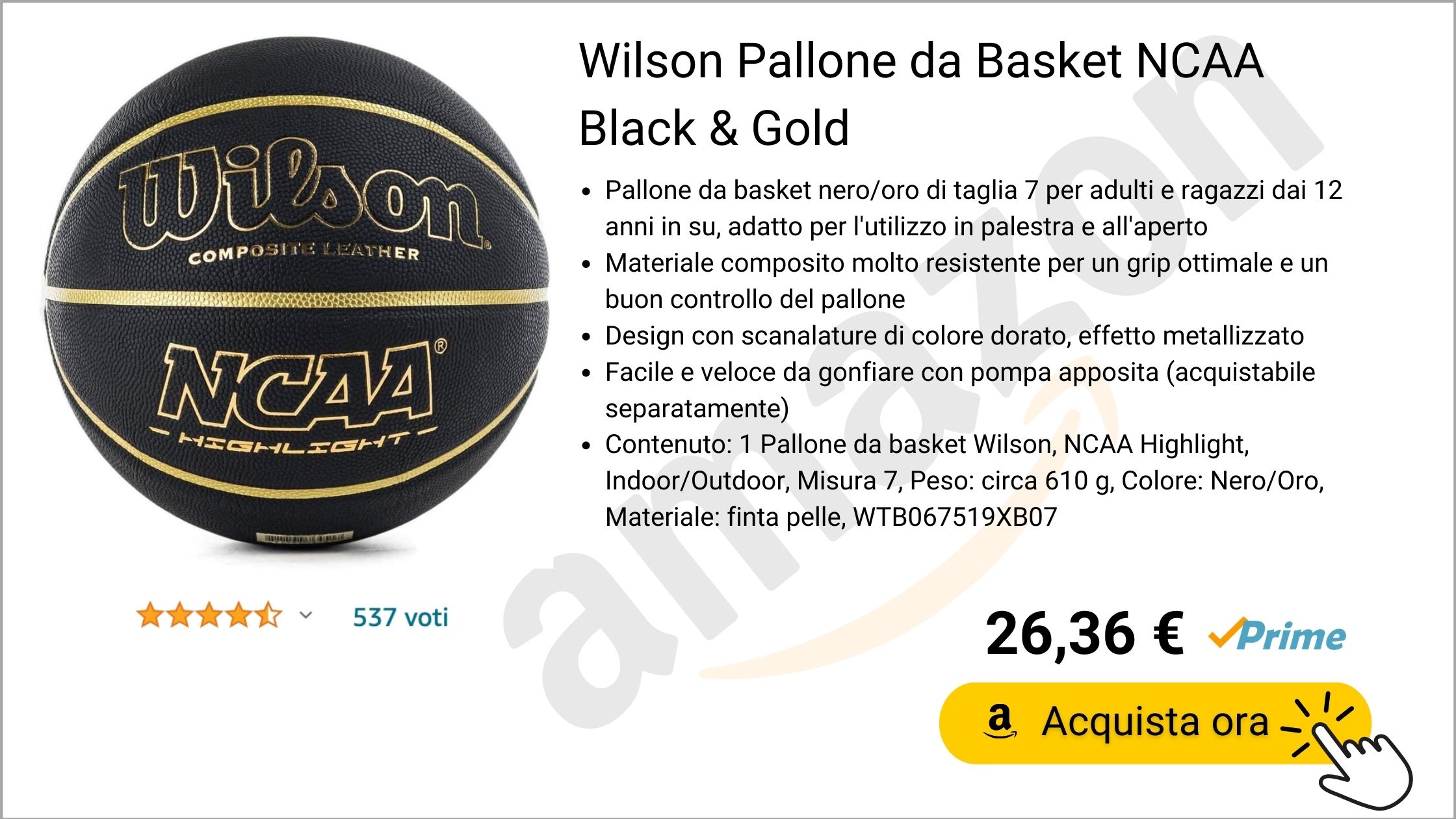 Wilson palla basket migliore