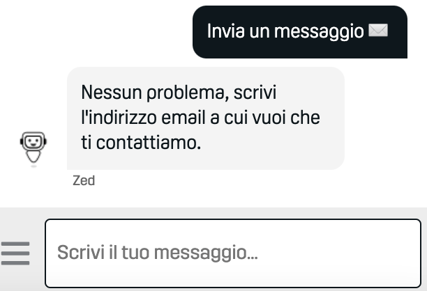 indirizzo email live chat dazn contattaci