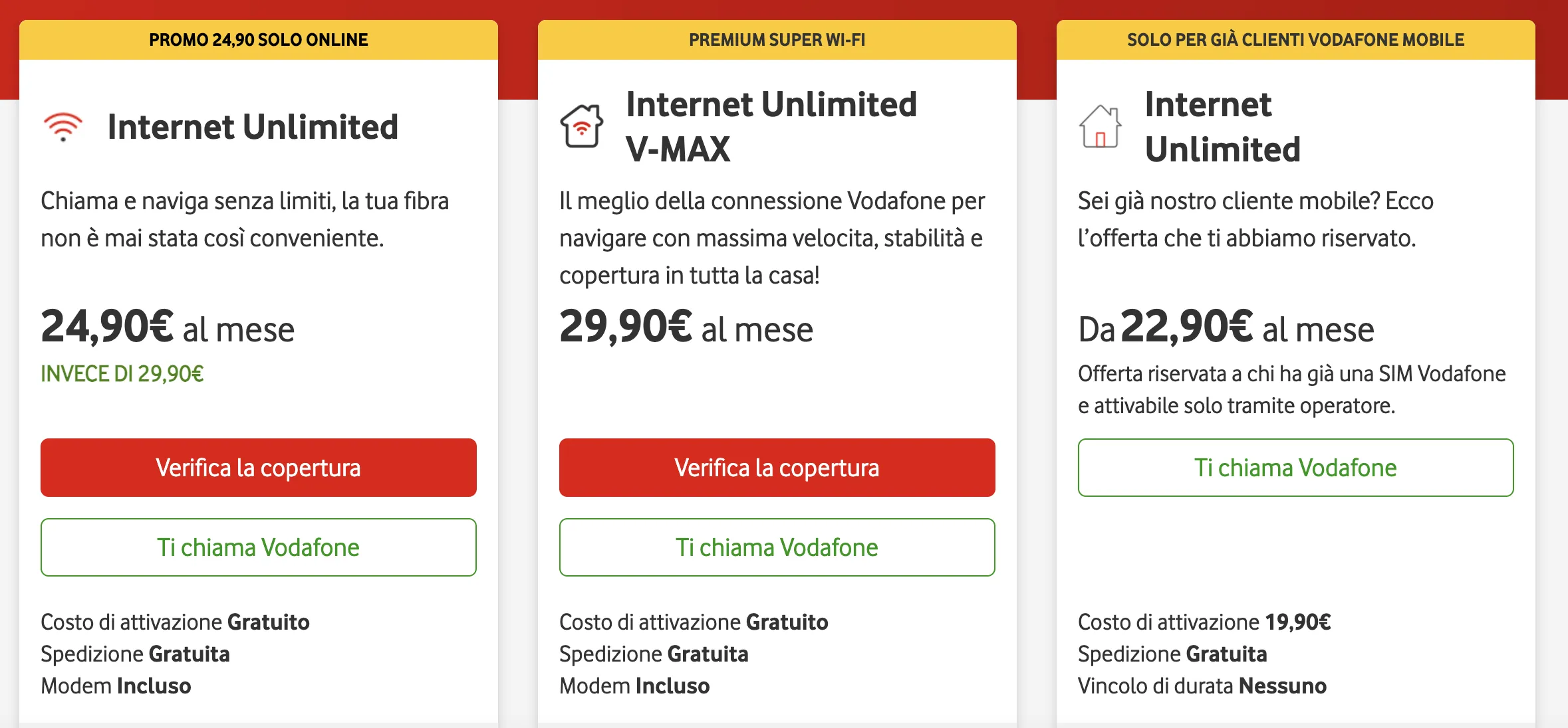 offerta wifi internet casa