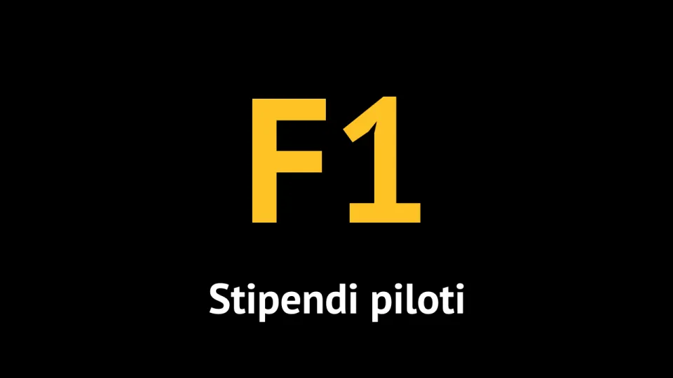 Stipendi Piloti F1