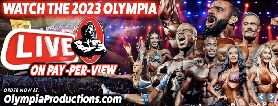 mr olympia 2023 streaming ufficiale gratis