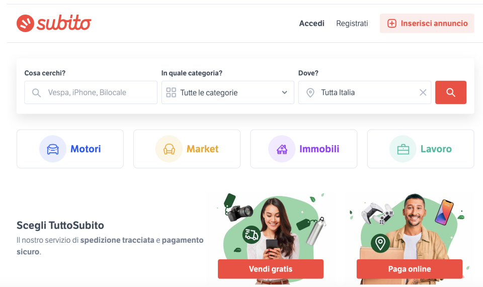 Dropshipping subito.it