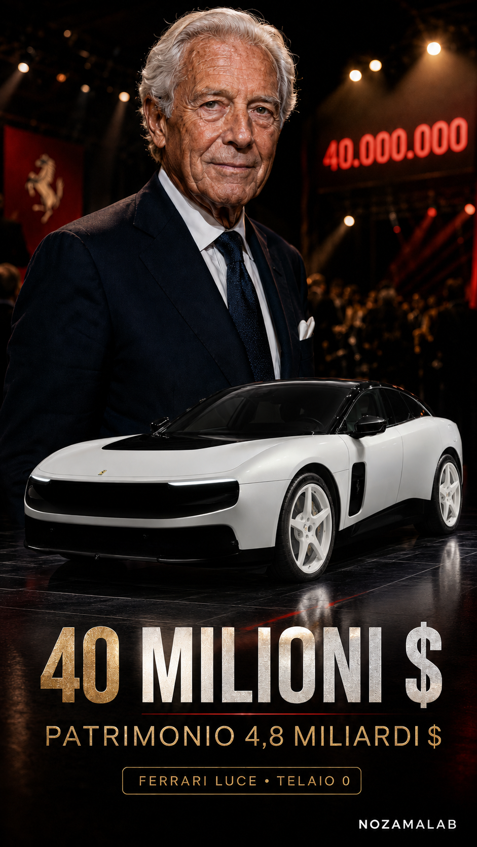 chi ha comprato la prima ferrari luce